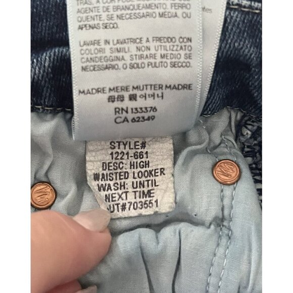 Mother Denim High Waisted Looker Skinny Until Next Time Jeans Women's Sz 25 - Picture 9 of 12